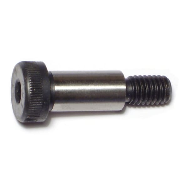 Midwest Fastener Shoulder Screw, 16 (Coarse) Thr Sz, 5/8 in Thr Lg, 1 in Shoulder Lg, Steel, 3 PK 71611 - main